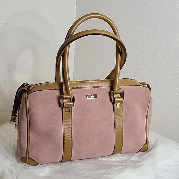 💯Authentic Gucci Suede Duffle Bag- Small sized 🍀 - Picture 15 of 16